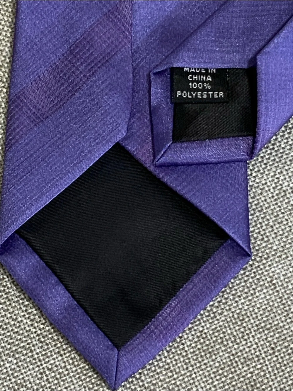 Bespoke Purple Skinny Tie 59 x 2.75 Polyester